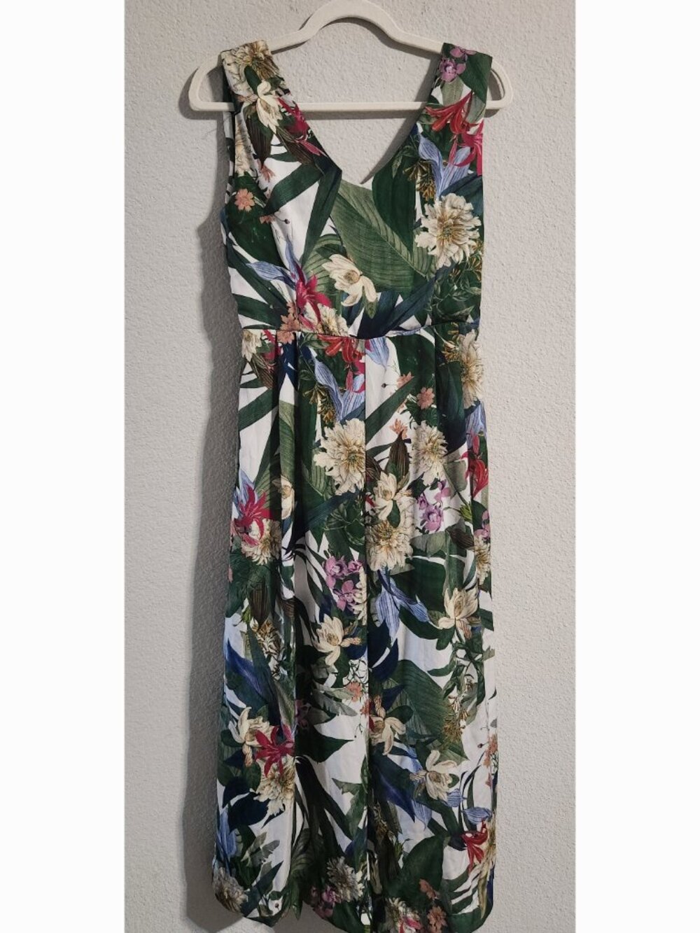Chepe Italy Women’s Medium jumpsuit tropical floral print